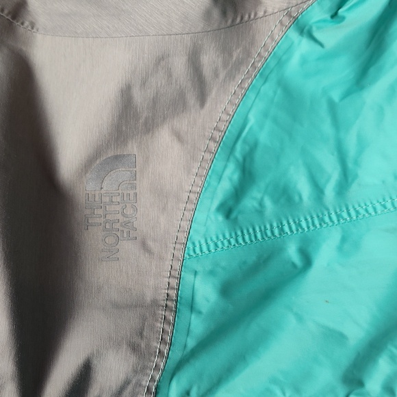 The North Face Mint Green And Gray Light Jacket Fleece Lined Girls Large 14/16 - Picture 4 of 14